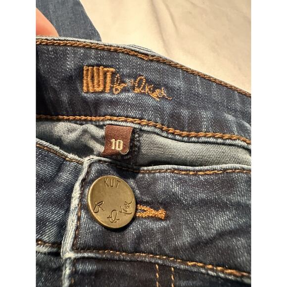 Kut From The Kloth Woman’s Jeans Ankle Dark Wash Size 10 - Picture 7 of 10